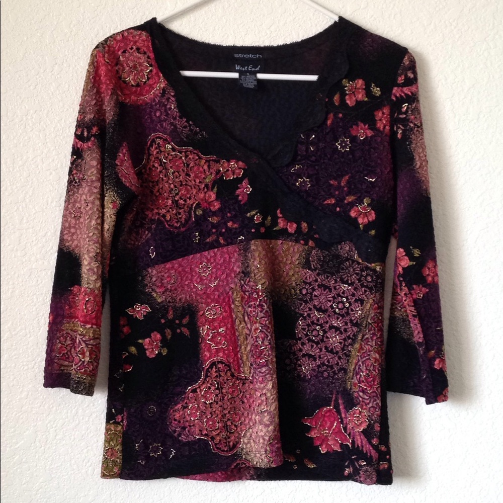 FINAL MARKDOWN Ladies' West End Stretch LS Top (S)